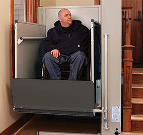 LA reconditioned wheelchair elevator used lift Beverly Hills pre-owned macs pl50